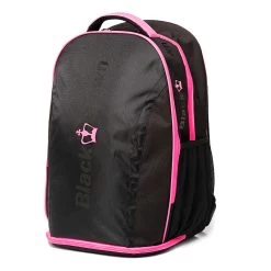 BLACK CROWN Petra Rucksack - Schwarz, Pink -Tennisausrüstungs Geschäft 0001000000 0 3