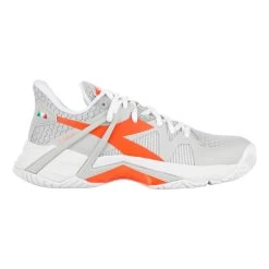 Diadora B.Icon Allcourtschuh Damen - Grau, Orange -Tennisausrüstungs Geschäft 00246000 0 1