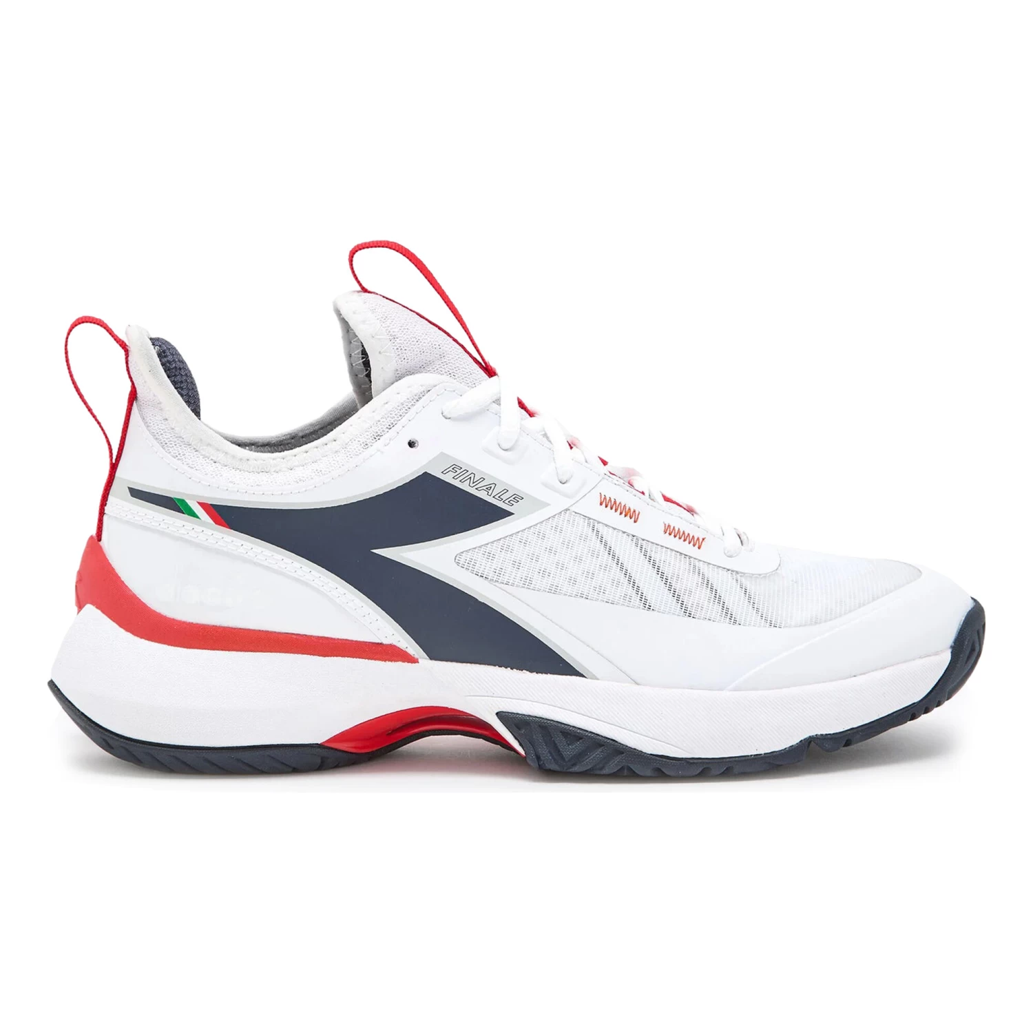 Diadora Finale Allcourtschuh Herren - Weiß, Dunkelblau 6 Diadora Finale Allcourtschuh Herren - Weiß, Dunkelblau – Bild 4