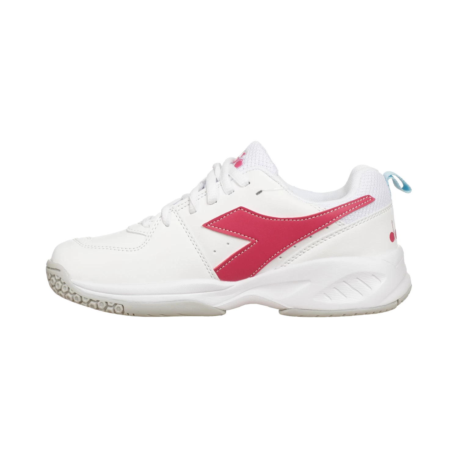 Diadora S. Challenge 5 SL AC Allcourtschuh Kinder - Weiß, Pink 5 Diadora S. Challenge 5 SL AC Allcourtschuh Kinder - Weiß, Pink – Bild 3