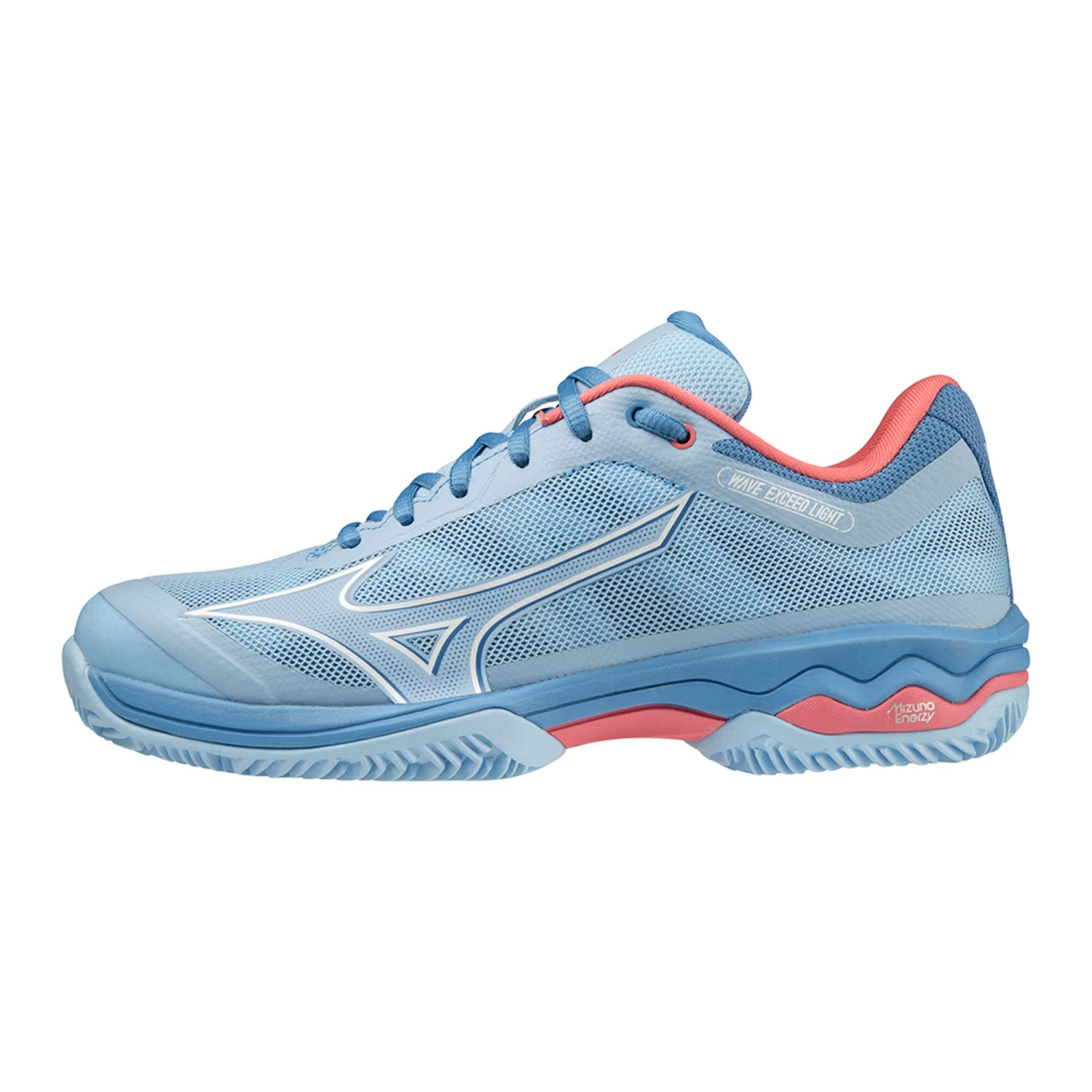 Mizuno Wave Exceed Light Sandplatzschuh Damen - Blau, Koralle 7 Mizuno Wave Exceed Light Sandplatzschuh Damen - Blau, Koralle – Bild 5