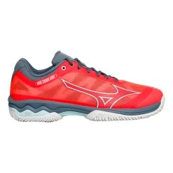 Mizuno Wave Exceed Light Sandplatzschuh Damen - Orange, Blaugrau -Tennisausrüstungs Geschäft 00766000 0 1