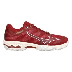 Mizuno Wave Exceed Light Sandplatzschuh Damen - Dunkelrot, Weiß -Tennisausrüstungs Geschäft 00767000 0 1