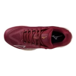 Mizuno Wave Exceed Light Sandplatzschuh Damen - Dunkelrot, Weiß -Tennisausrüstungs Geschäft 00767000 0 4