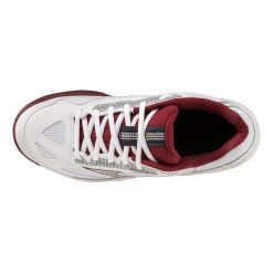 Mizuno Break Shot 4 Sandplatzschuh Damen - Weiß, Hellgrau -Tennisausrüstungs Geschäft 00769000 0 4