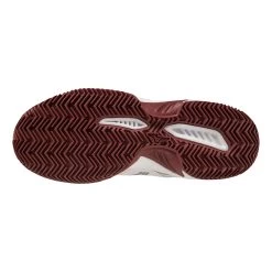 Mizuno Break Shot 4 Sandplatzschuh Damen - Weiß, Hellgrau -Tennisausrüstungs Geschäft 00769000 0 5