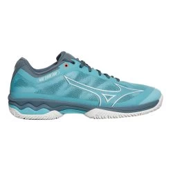 Mizuno Wave Exceed Light Sandplatzschuh Herren - Türkis, Blau -Tennisausrüstungs Geschäft 00775000 0 1
