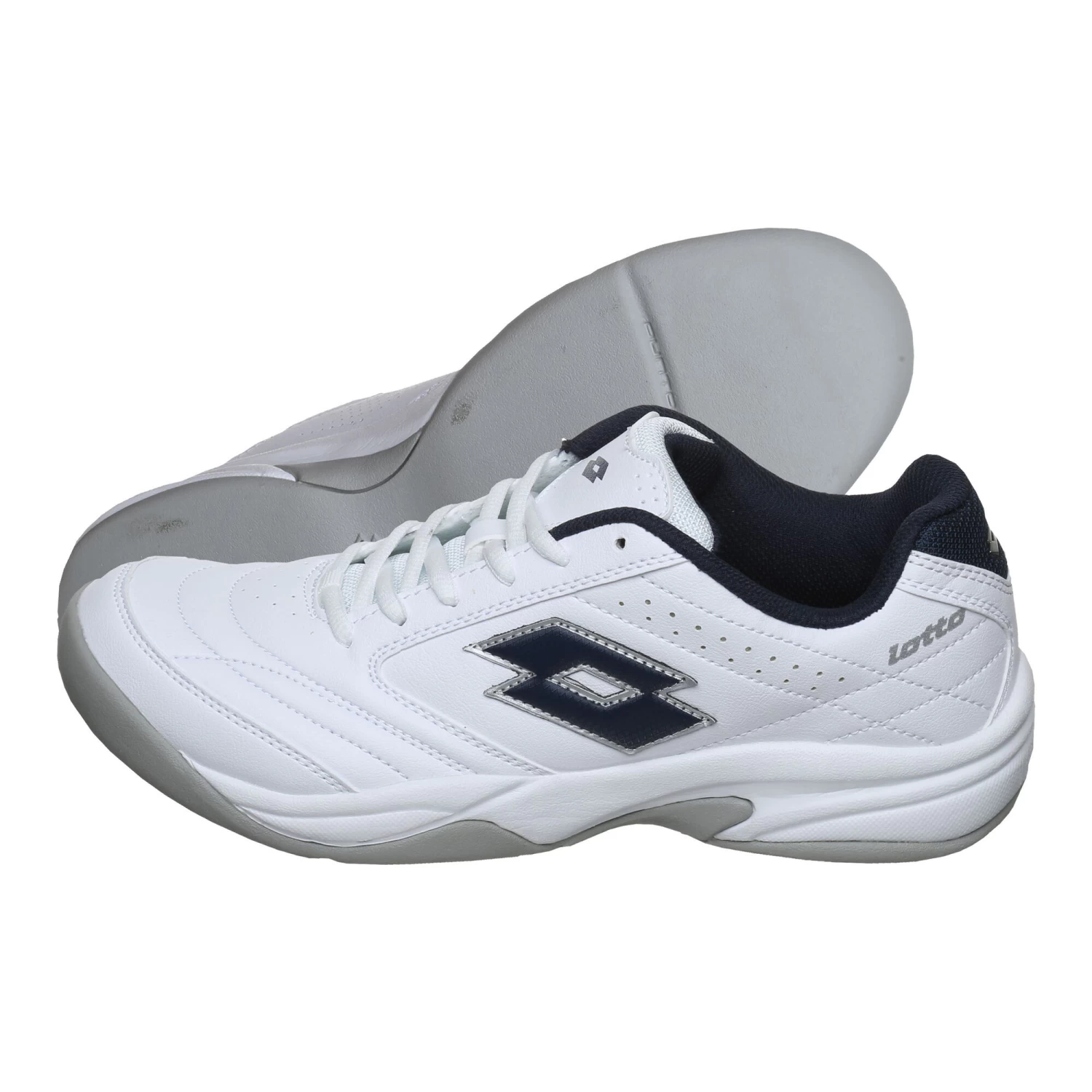 Lotto VIII SI Indoor Teppichschuh Herren - Weiß, Dunkelblau 5 Lotto VIII SI Indoor Teppichschuh Herren - Weiß, Dunkelblau – Bild 3