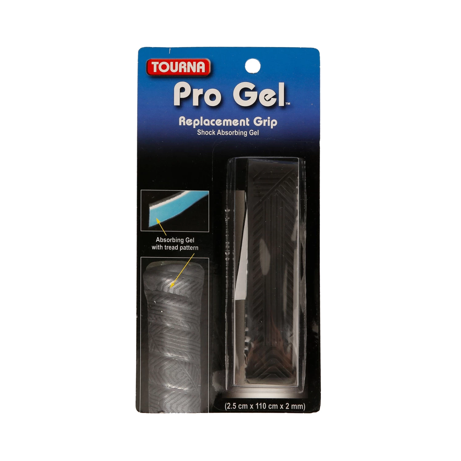 Tourna Pro Gel 1er Pack - Schwarz 3 Tourna Pro Gel 1er Pack - Schwarz