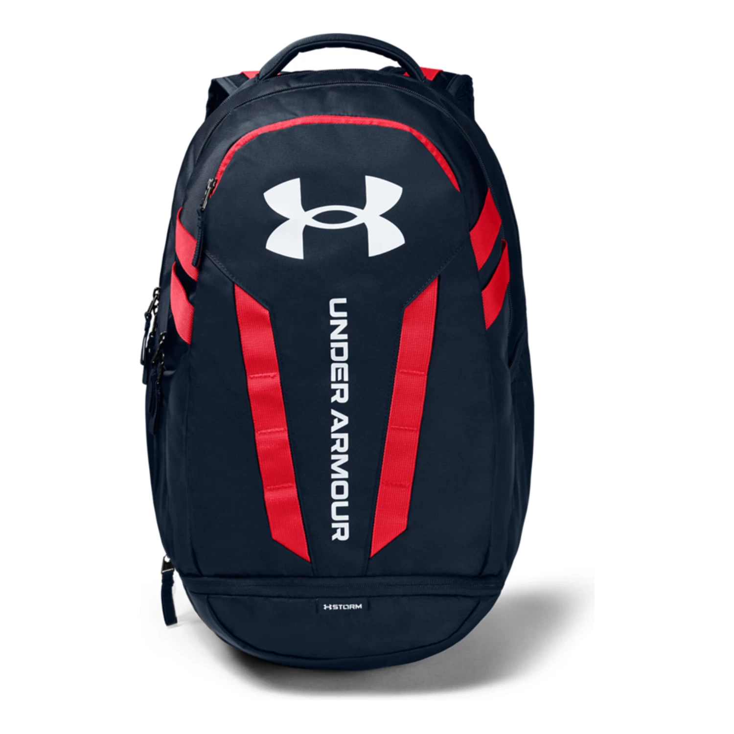 Under Armour Hustle 5.0 Rucksack - Blau, Rot 7 Under Armour Hustle 5.0 Rucksack - Blau, Rot – Bild 5