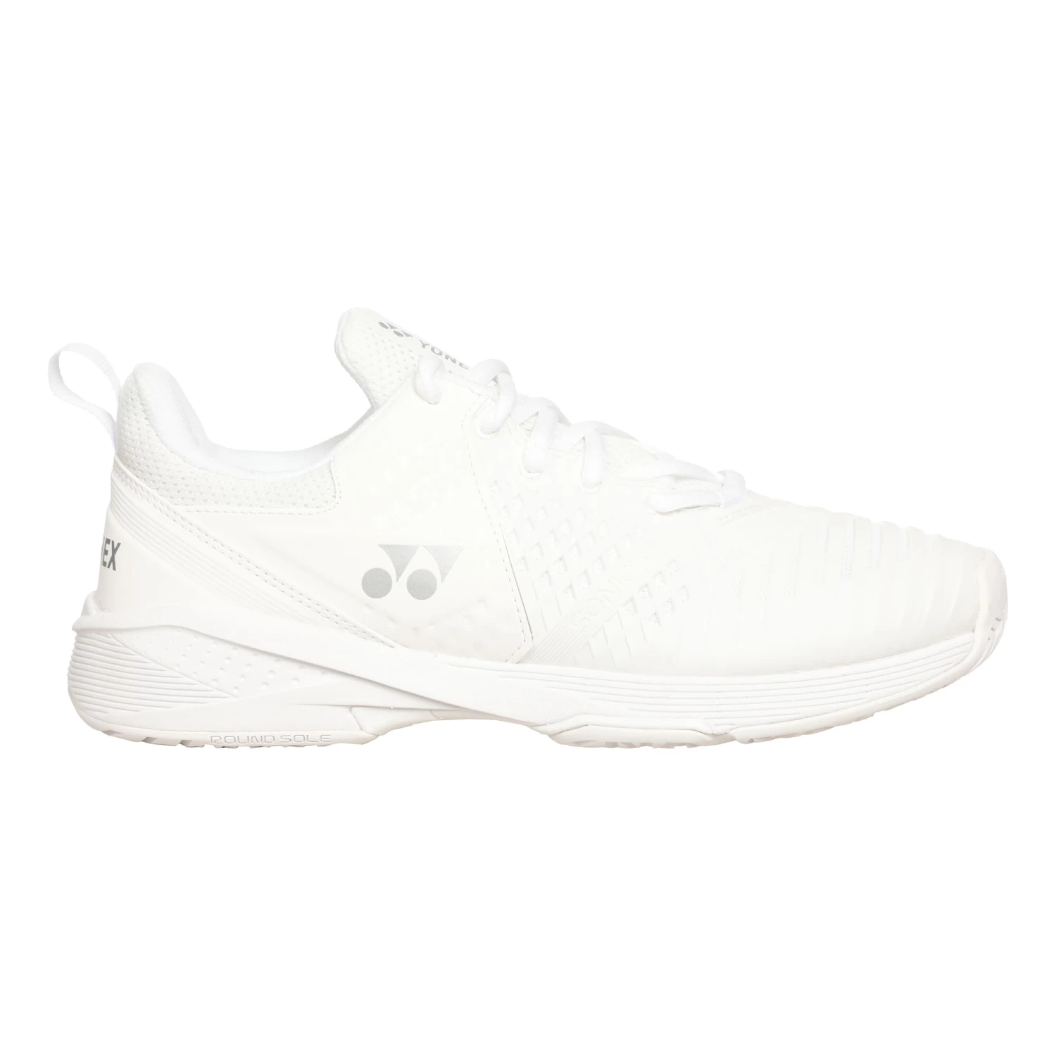 YONEX Power Cushion Sonicage 3 Allcourtschuh Damen - Weiß, Silber 3 YONEX Power Cushion Sonicage 3 Allcourtschuh Damen - Weiß, Silber