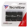 TECNIFIBRE Contact Soft 3er Schwarz - Schwarz -Tennisausrüstungs Geschäft 0141300000 000