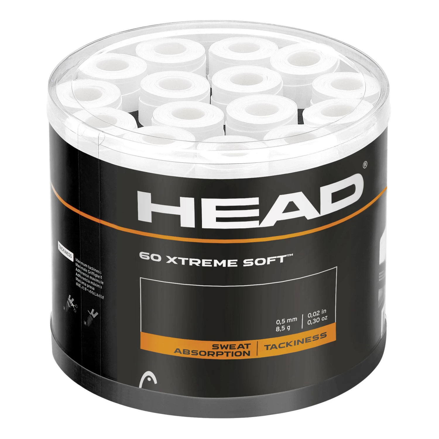 Head Xtreme Soft 60er Pack - Weiß 3 Head Xtreme Soft 60er Pack - Weiß