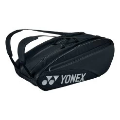 YONEX Team Racquet Bag Schlägertasche 10er - Schwarz, Weiß