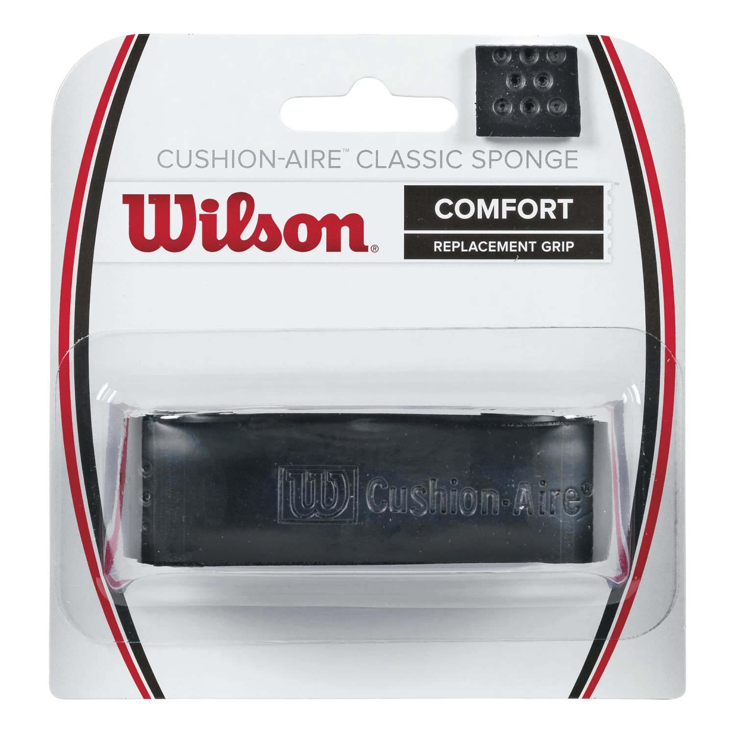 Wilson Cushion-Aire Classic Sponge 1er Pack - Schwarz 3 Wilson Cushion-Aire Classic Sponge 1er Pack - Schwarz