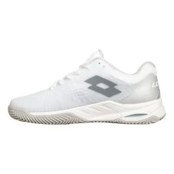 Lotto Mirage 100 II Sandplatzschuh Damen - Weiß, Grau -Tennisausrüstungs Geschäft 01643000 0 3