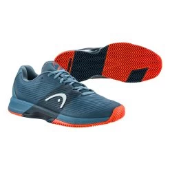 Head Revolt Pro 4.0 Sandplatzschuh Herren - Blau, Orange -Tennisausrüstungs Geschäft 01832000 10
