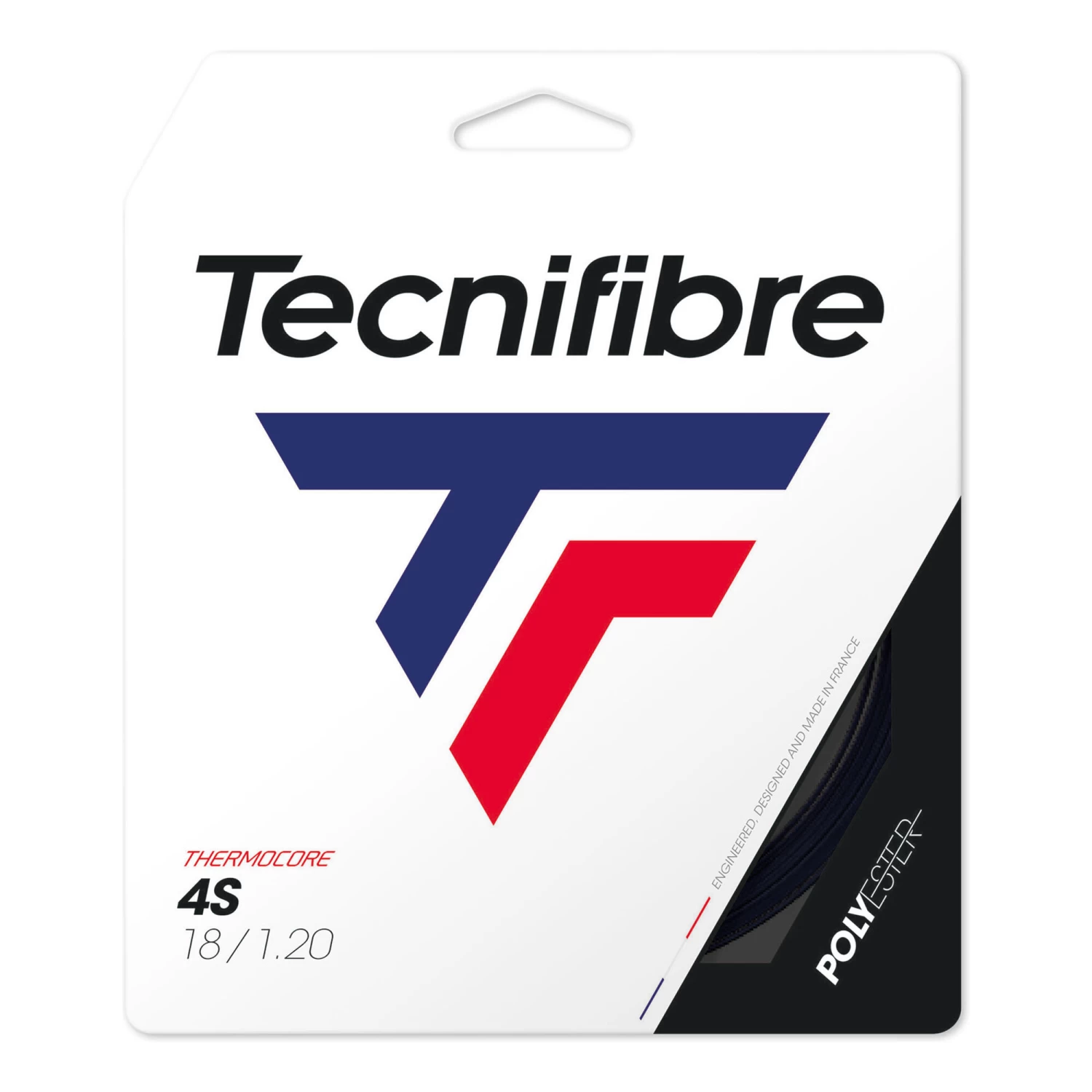 TECNIFIBRE Black Code 4S 12m Saitenset - Schwarz 3 TECNIFIBRE Black Code 4S 12m Saitenset - Schwarz