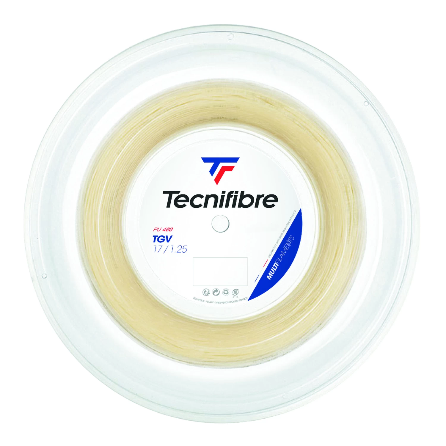 TECNIFIBRE TGV 200m Saitenrolle - Nude 3 TECNIFIBRE TGV 200m Saitenrolle - Nude