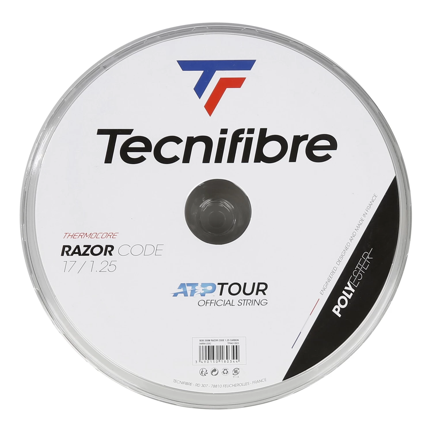 TECNIFIBRE Razor Code 200m Saitenrolle - Blau 3 TECNIFIBRE Razor Code 200m Saitenrolle - Blau