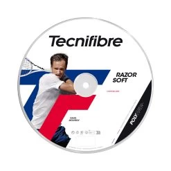 TECNIFIBRE Razor Soft 200m Saitenrolle - Grau