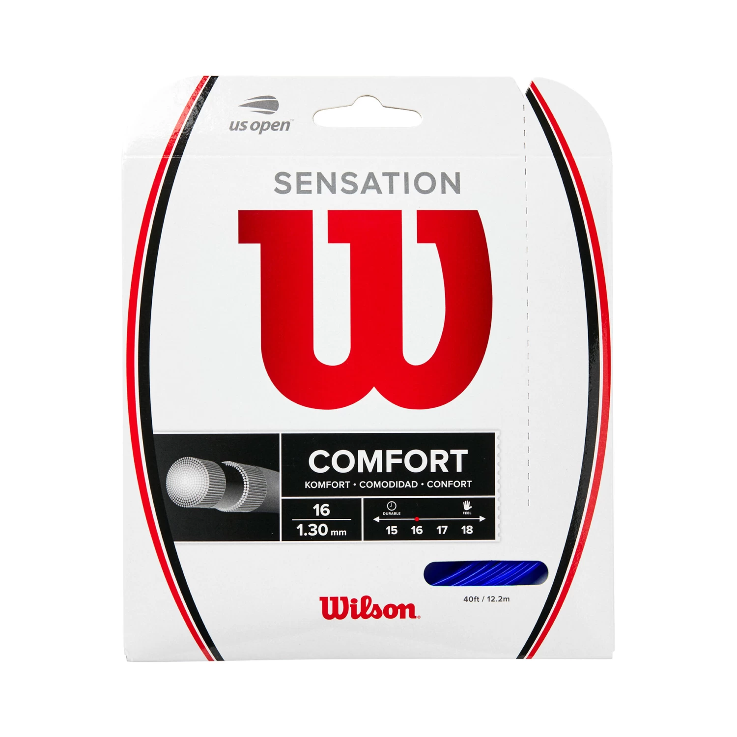 Wilson Sensation 16 12m Saitenset - Blau 3 Wilson Sensation 16 12m Saitenset - Blau