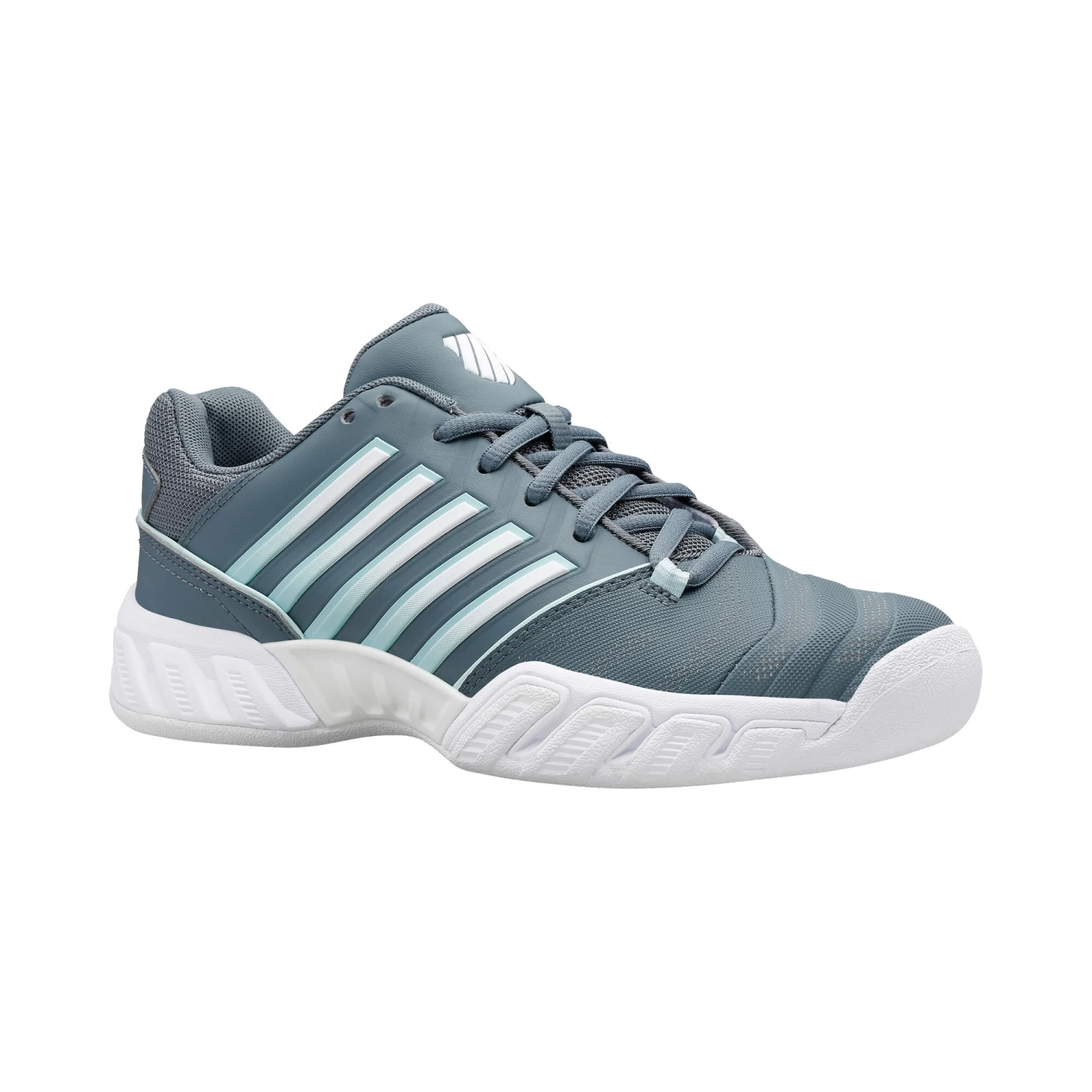 K-Swiss Big-Shot Light 4 Teppichschuh Damen - Grau, Weiß 8 K-Swiss Big-Shot Light 4 Teppichschuh Damen - Grau, Weiß – Bild 6