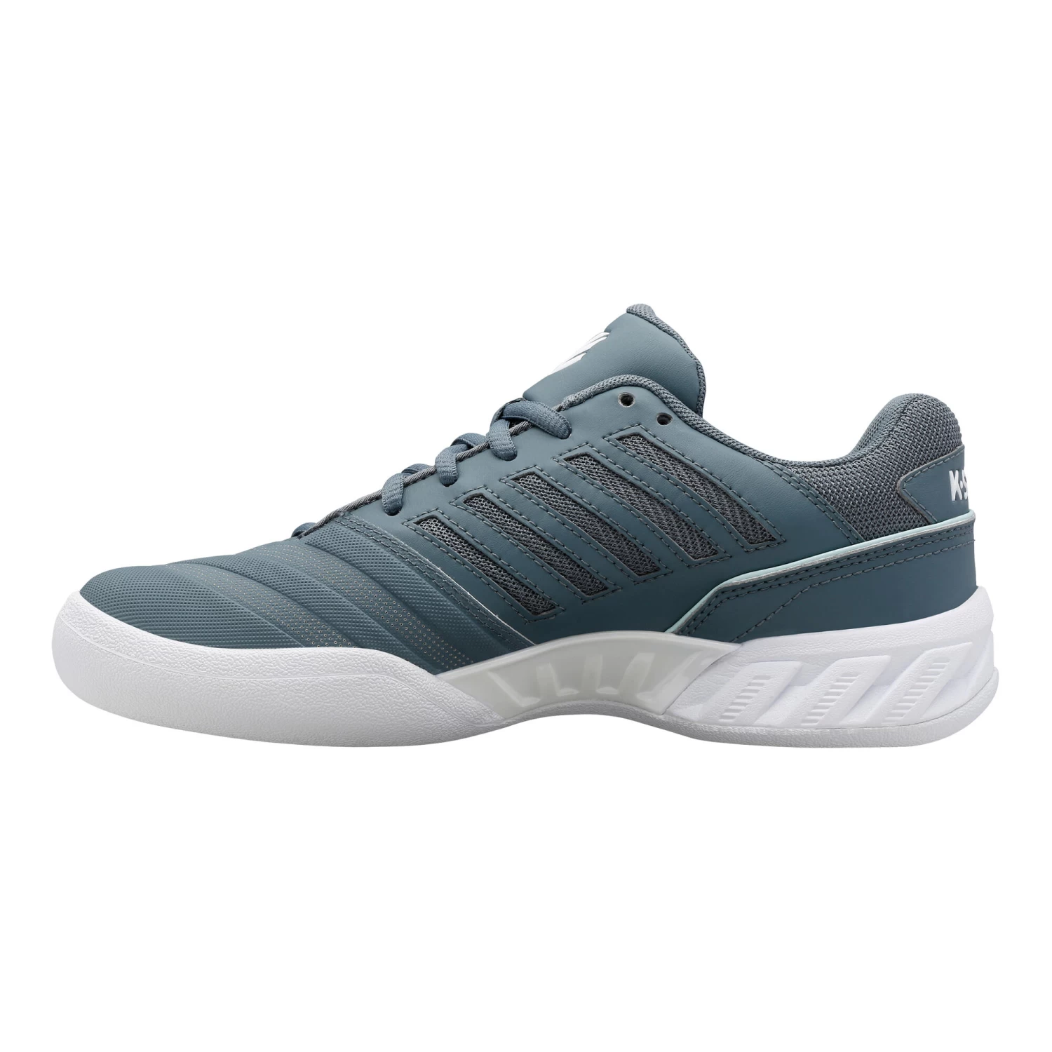 K-Swiss Big-Shot Light 4 Teppichschuh Damen - Grau, Weiß 4 K-Swiss Big-Shot Light 4 Teppichschuh Damen - Grau, Weiß – Bild 2