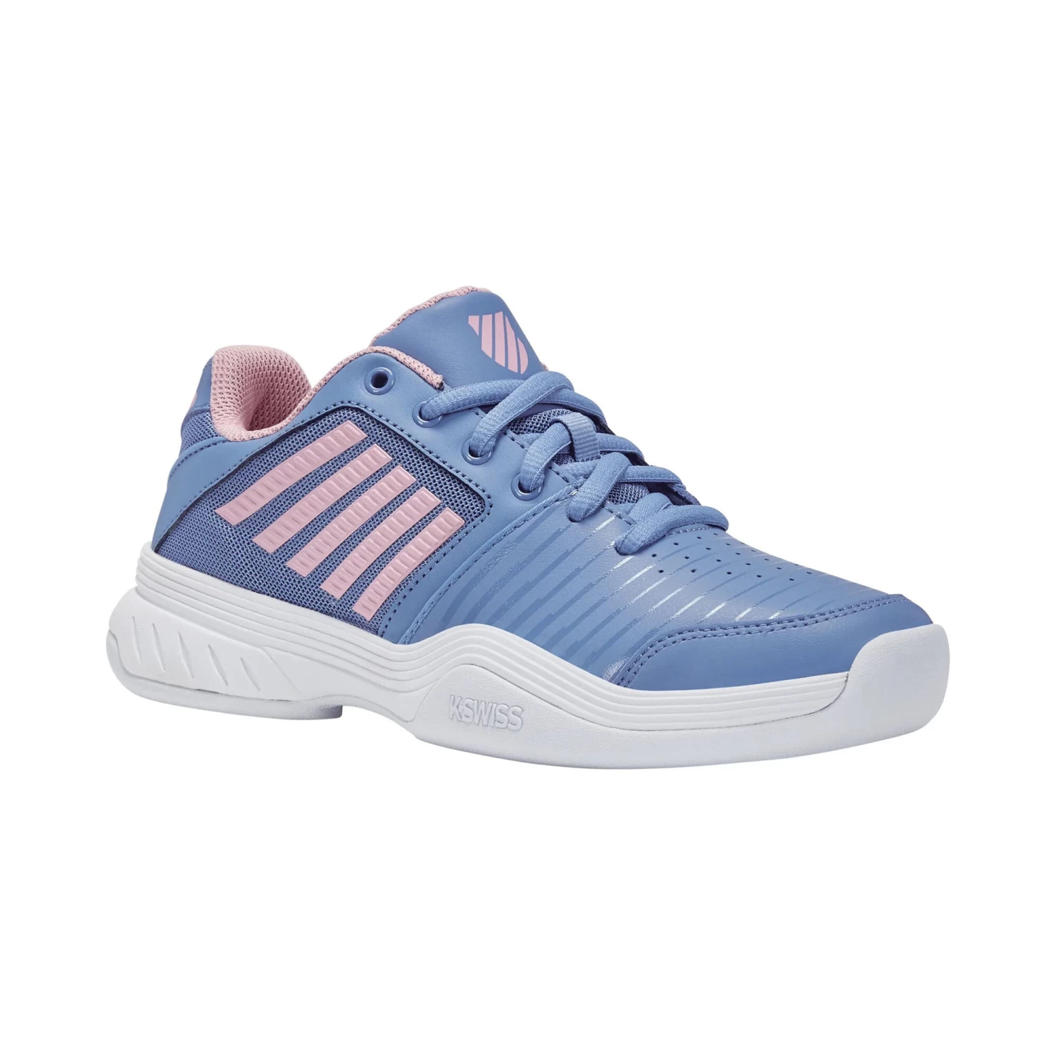 K-Swiss Court Express Teppichschuh Kinder - Blau, Rosa 4 K-Swiss Court Express Teppichschuh Kinder - Blau, Rosa – Bild 2