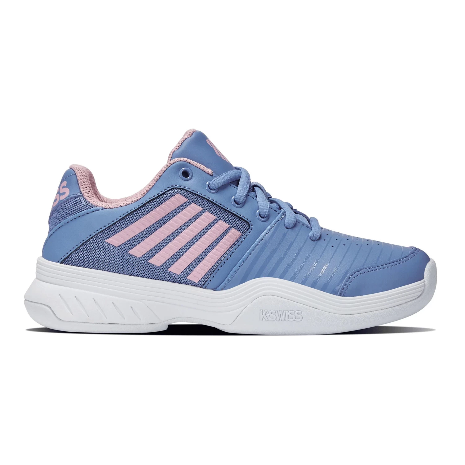 K-Swiss Court Express Teppichschuh Kinder - Blau, Rosa 9 K-Swiss Court Express Teppichschuh Kinder - Blau, Rosa – Bild 7