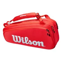 Wilson Super Tour Schlägertasche 6er - Rot, Weiß 13 Wilson Super Tour Schlägertasche 6er - Rot, Weiß -Tennisausrüstungs Geschäft 0220700000 0 1