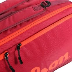 Wilson Tour Schlägertasche 12er - Dunkelrot, Orange -Tennisausrüstungs Geschäft 0221100000 10