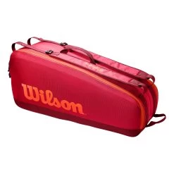 Wilson Tour Schlägertasche 6er - Rot, Orange 6 Wilson Tour Schlägertasche 6er - Rot, Orange -Tennisausrüstungs Geschäft 0221200000 0 1