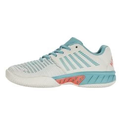 K-Swiss Express Light 3 AC Allcourtschuh Damen - Weiß, Mint 11 K-Swiss Express Light 3 AC Allcourtschuh Damen - Weiß, Mint -Tennisausrüstungs Geschäft 02231000 0 3