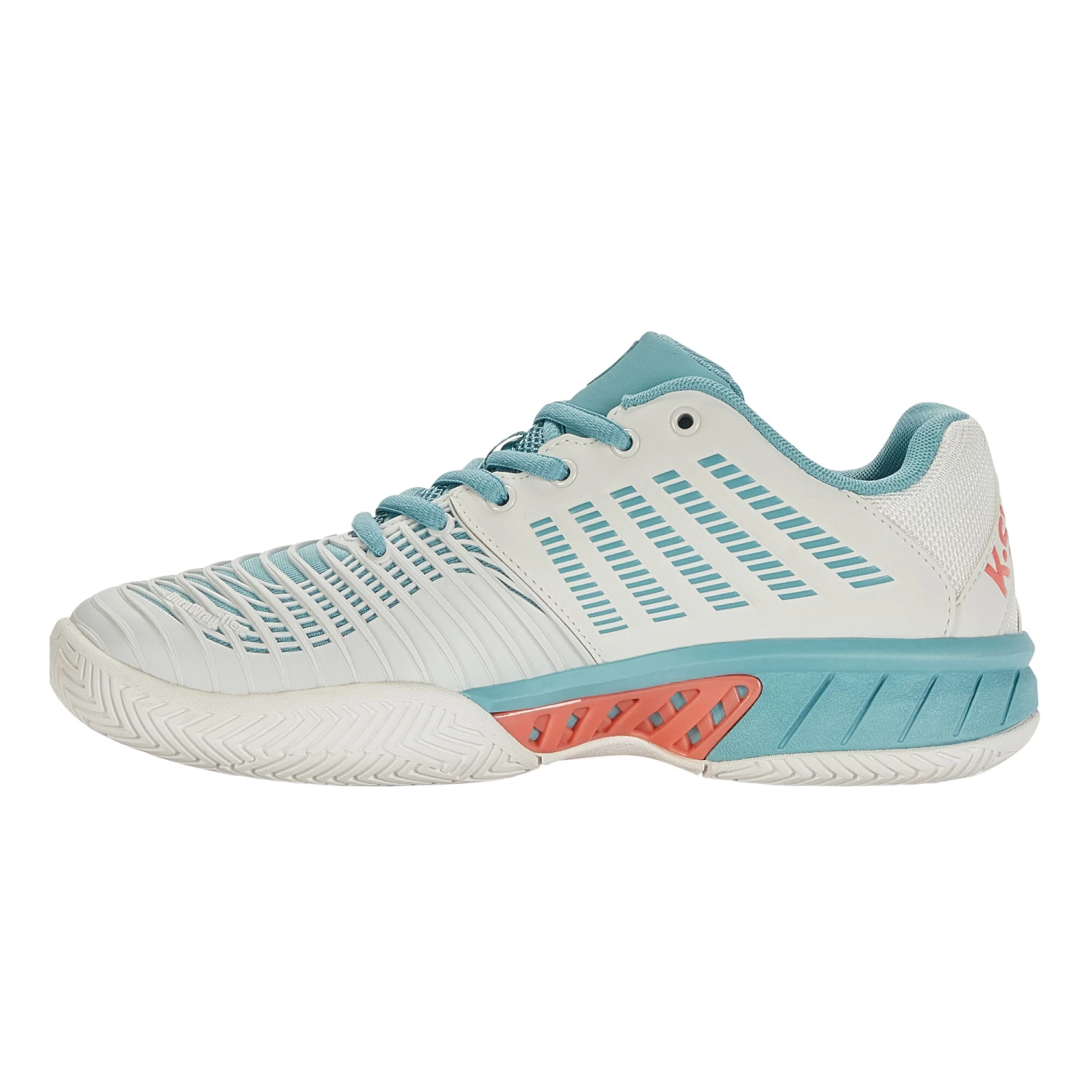 K-Swiss Express Light 3 AC Allcourtschuh Damen - Weiß, Mint 7 K-Swiss Express Light 3 AC Allcourtschuh Damen - Weiß, Mint – Bild 5