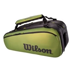 Wilson Blade Super Tour Schlägertasche 15er - Schwarz, Grün -Tennisausrüstungs Geschäft 0225600000 0 1