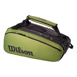 Wilson Blade Super Tour Schlägertasche 15er - Schwarz, Grün -Tennisausrüstungs Geschäft 0225600000 0 3