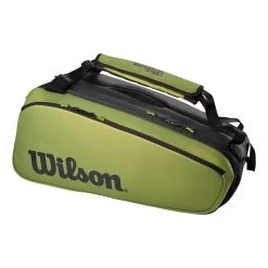 Wilson Blade Super Tour Schlägertasche 9er - Grün, Schwarz