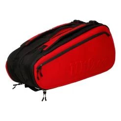 Wilson Clash Super Tour Schlägertasche 9er - Rot -Tennisausrüstungs Geschäft 0227600000 000