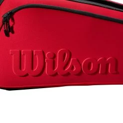Wilson Clash Super Tour Schlägertasche 9er - Rot -Tennisausrüstungs Geschäft 0227600000 10