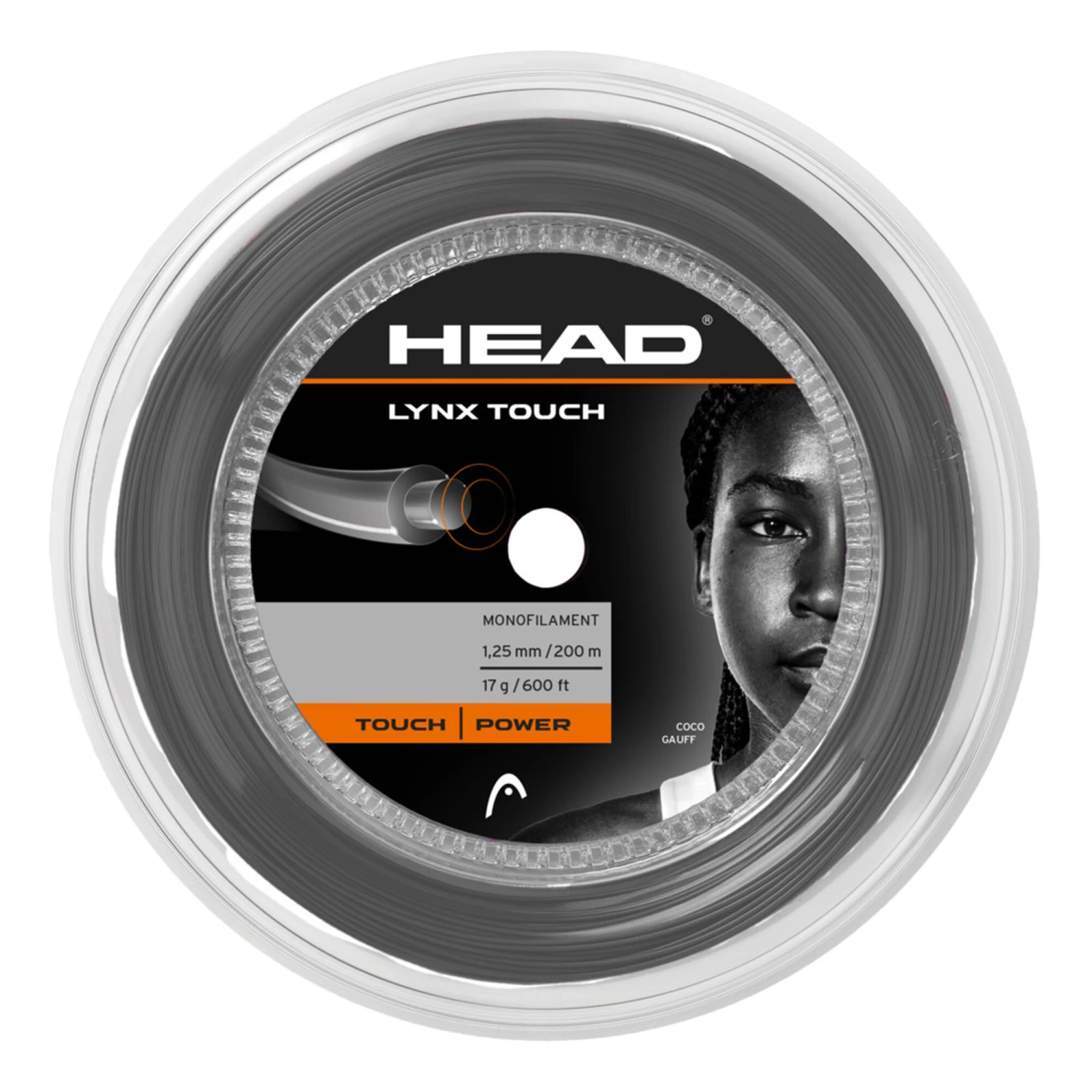 Head Lynx Touch Saitenrolle 200m - Grau 3 Head Lynx Touch Saitenrolle 200m - Grau