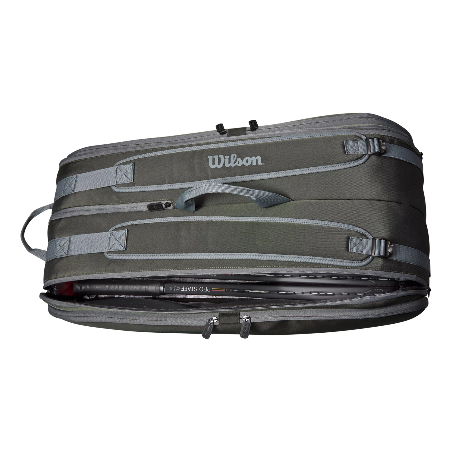 Wilson Tour Schlägertasche 12er - Dunkelgrün 7 Wilson Tour Schlägertasche 12er - Dunkelgrün – Bild 5