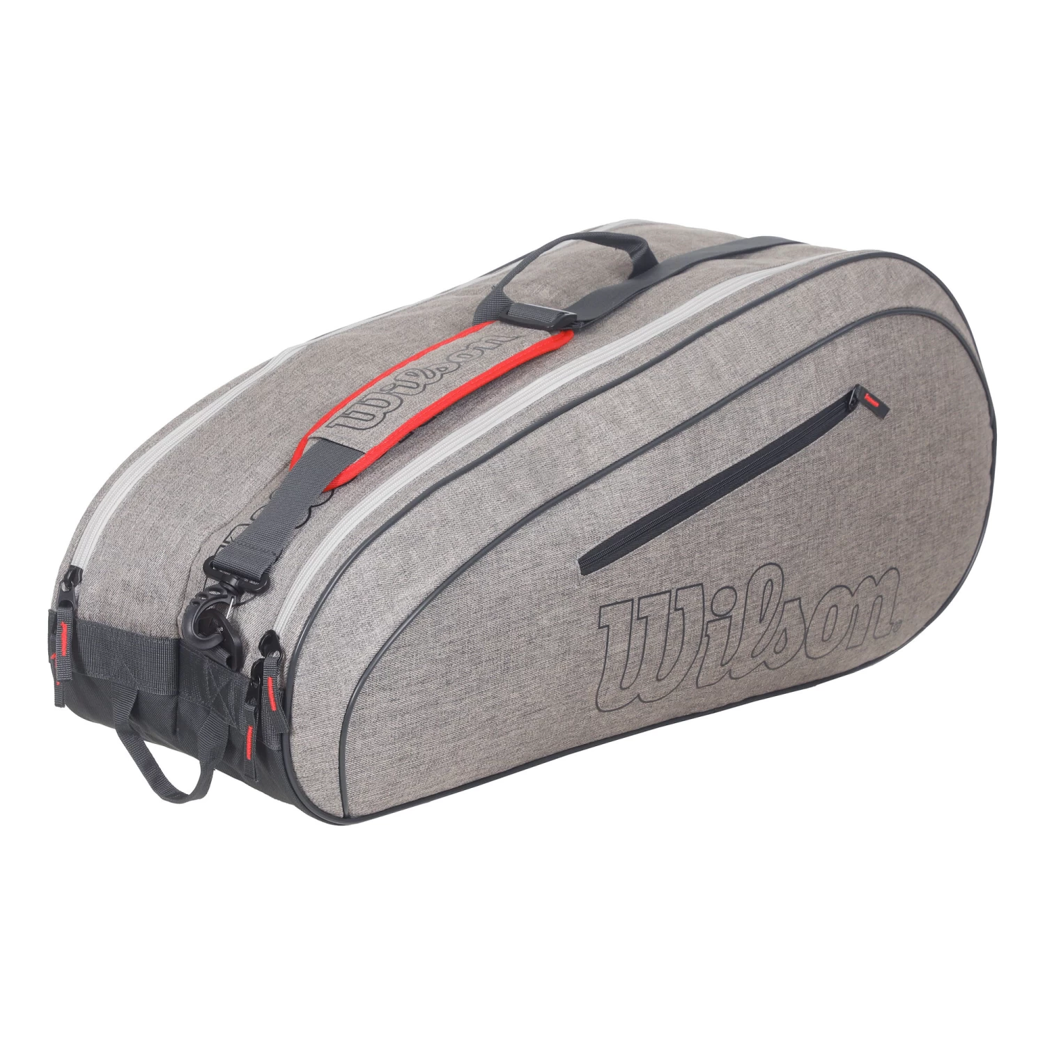 Wilson Team Schlägertasche 6er - Grau 8 Wilson Team Schlägertasche 6er - Grau – Bild 6
