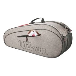 Wilson Team Schlägertasche 6er - Grau 11 Wilson Team Schlägertasche 6er - Grau -Tennisausrüstungs Geschäft 0235700000 10