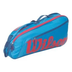 Wilson Junior Schlägertasche 3er - Blau, Orange -Tennisausrüstungs Geschäft 0236700000 000