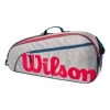 Wilson Junior Schlägertasche 3er - Grau, Rot -Tennisausrüstungs Geschäft 0236800000 0 1