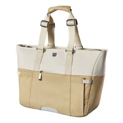 Wilson Women's Tote Sporttasche - Weiß, Khaki -Tennisausrüstungs Geschäft 0238500000 000