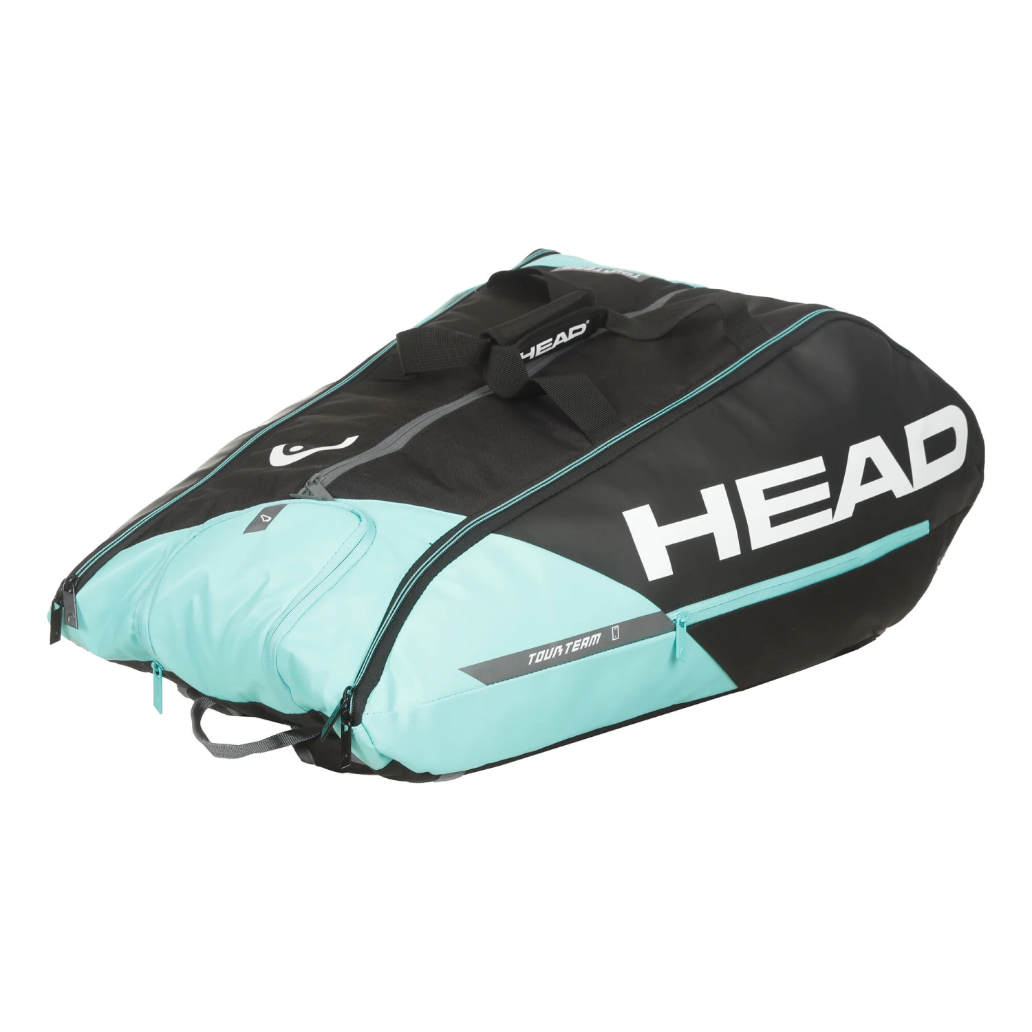 Head Tour Team 12R Schlägertasche - Schwarz, Mint 3 Head Tour Team 12R Schlägertasche - Schwarz, Mint