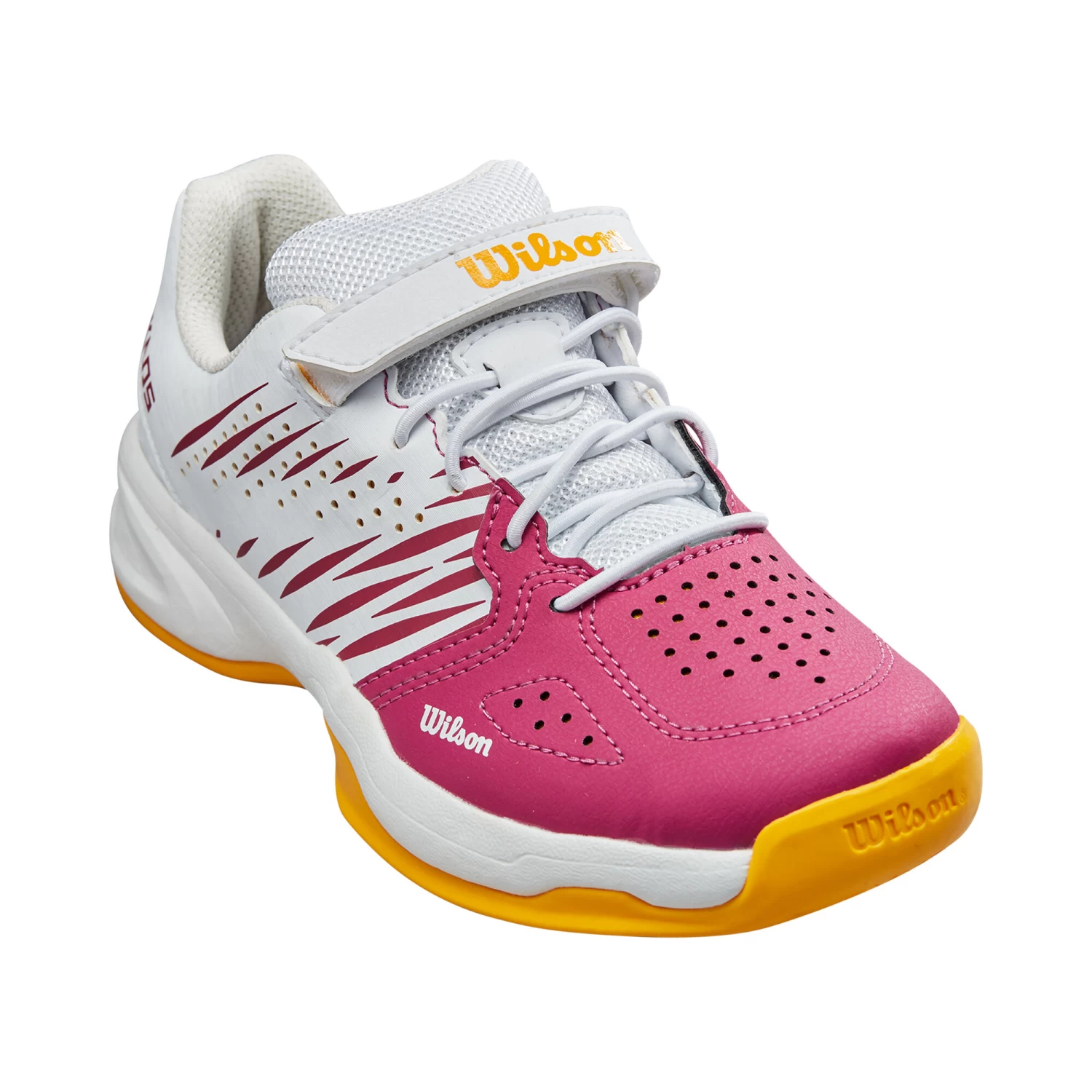 Wilson Kaos 2.0 Allcourtschuh Kinder - Weiß, Pink 4 Wilson Kaos 2.0 Allcourtschuh Kinder - Weiß, Pink – Bild 2