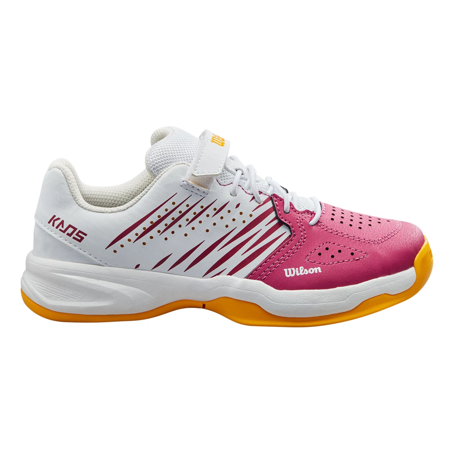 Wilson Kaos 2.0 Allcourtschuh Kinder - Weiß, Pink 3 Wilson Kaos 2.0 Allcourtschuh Kinder - Weiß, Pink